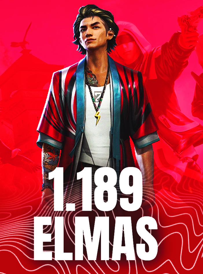 Free Fire 1.189 Elmas Süpriz Paket