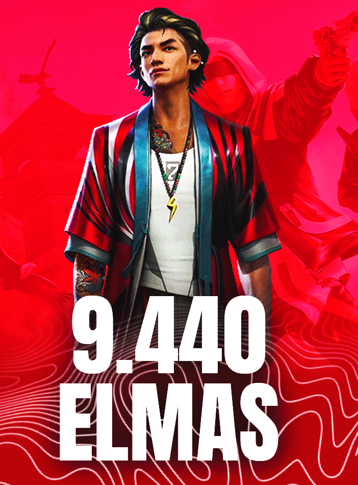 Free Fire 9.440 Elmas Süpriz Paket
