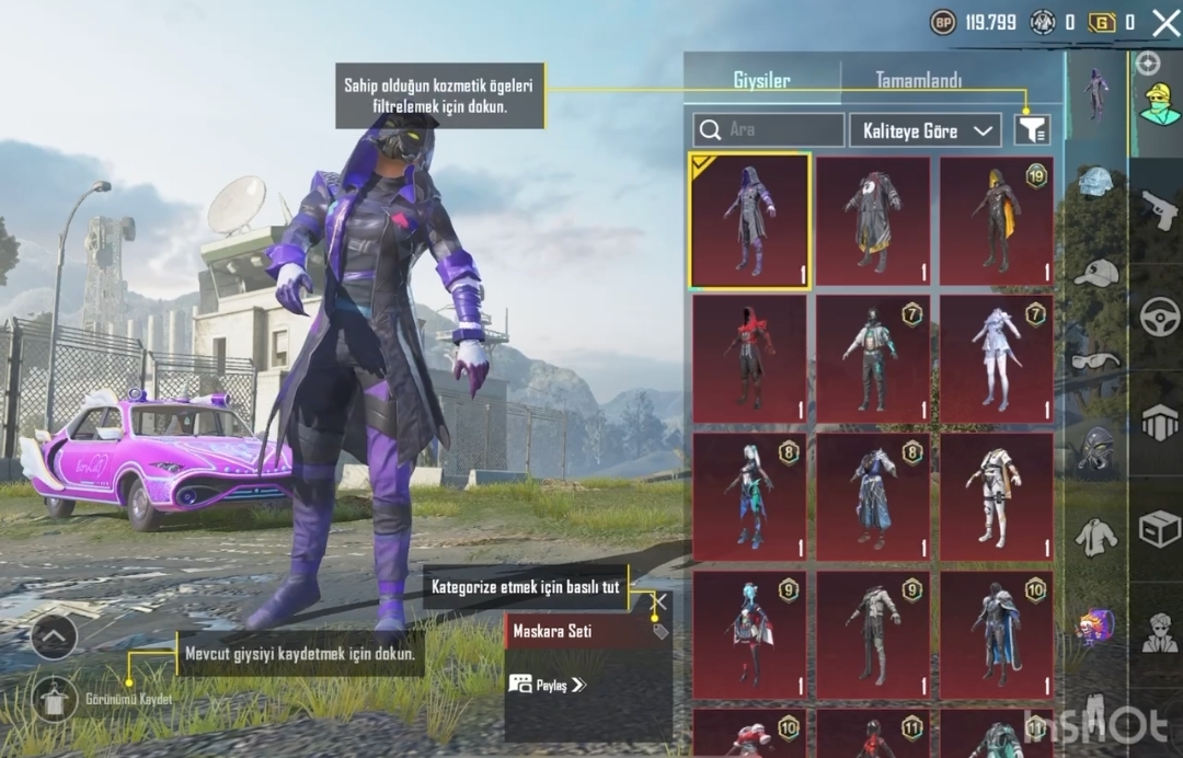 PUBG BUZ 6 LEVEL HESAP